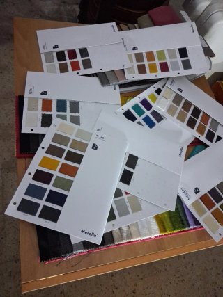 Set di campioncini di tessuti
