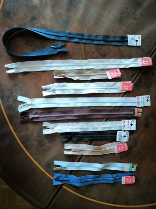 Lote de 11 Cremalleras Diana y Fildor