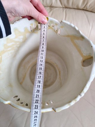 Vaso barbotine maiolica primi '900