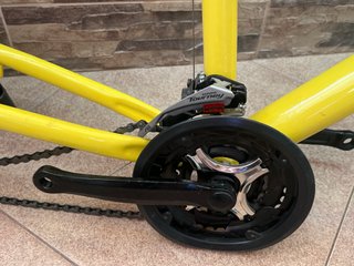 Bicicleta de Montaña MTB Amarilla Talla M