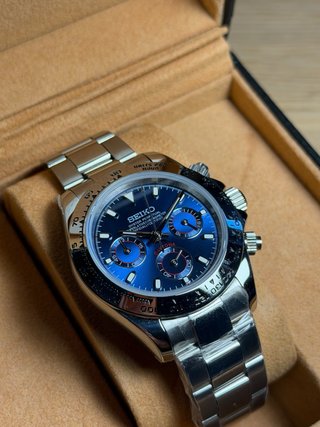Seiko Mod Daytona 41mm Royal Blue