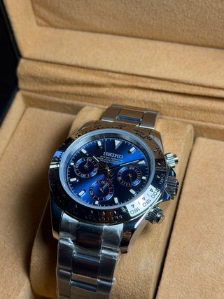 Seiko Mod Daytona 41mm Royal Blue