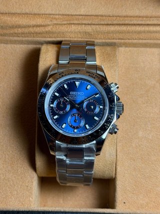Seiko Mod Daytona 41mm Royal Blue