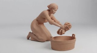 Figura de Lavandera para Belén