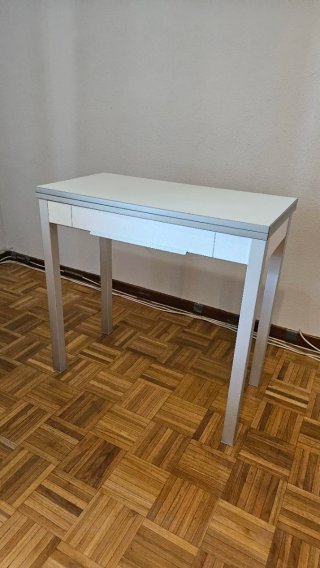 Mesa plegable cocina/comedor metal y madera