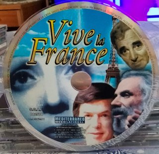 CD Vive la France - Edith Piaf, Aznavour, y otros
