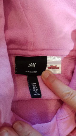 Sudadera H&M Rosa Talla S