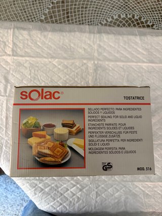 Sandwichera Solac Mod. 516
