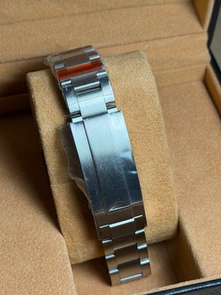 Reloj Seiko Mod Datejust 40mm Plata y Negro