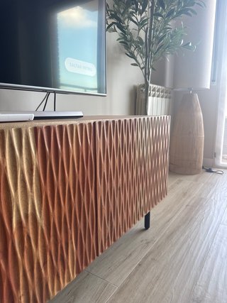 Mueble TV 160 en madera maciza de acacia