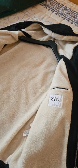 Cazadora Zara Negra Talla XL Sin Estrenar