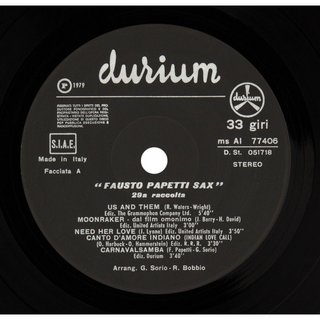 Fausto Papetti 29a Raccolta LP 12" 33 Giri 1979