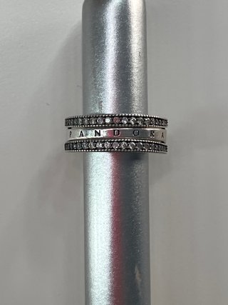 Anillo Pandora Plata con Circonitas