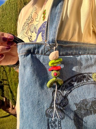 Charm banderilla española | Llavero artesanal