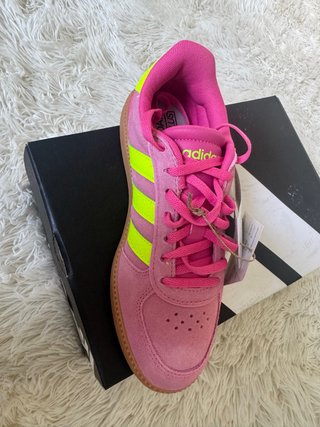 Adidas Breaknet Sleek Mujer Rosa Neón