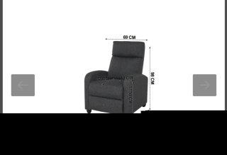 Sillón Relax Eros Gris