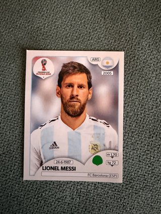Cromo Leo Messi Mundial Rusia 2018 ARG 288