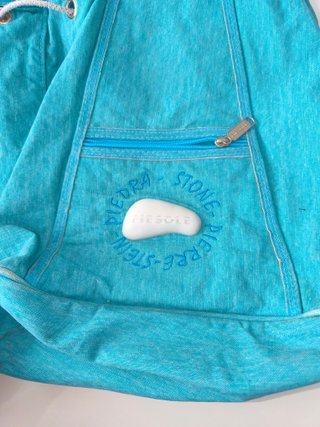 Mochila saco Fiesole azul turquesa