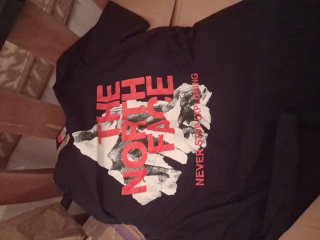 Camiseta The North Face Negra Talla XL