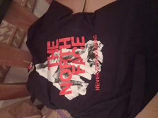 Camiseta The North Face Negra Talla XL