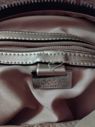 Mini Mochila Dorada