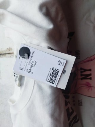 Camiseta Blanca Estampado Oso