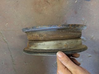 Llanta Vespa 3.5 8 para restaurar