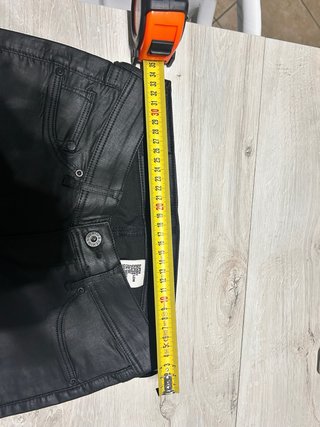 Pantaloni H&M Skin Neri Cerati W24