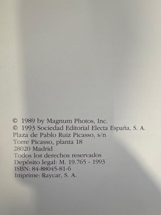 Magnum 50 años de fotografía : 22 junio-30 agos...