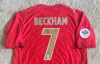 INGLATERRA MUNDIAL 2006 Talla XL BECKHAM HISTÓRICA