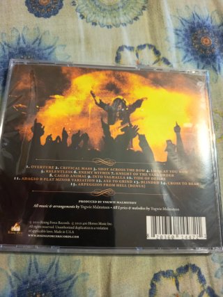 Yngwie Malmsteen Relentless CD new sealed