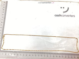 cadena oro 18k 30cm