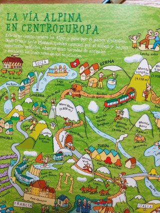 Libro didáctico Mi primer viaje por Europa. Atlas