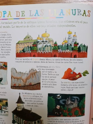 Libro didáctico Mi primer viaje por Europa. Atlas