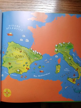 Libro didáctico Mi primer viaje por Europa. Atlas
