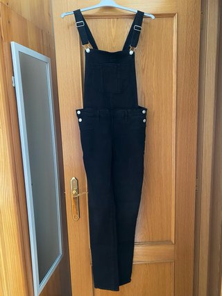 Peto vaquero negro mujer