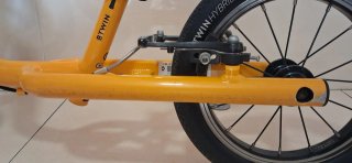 Bicicleta sin pedales Btwin 12 amarilla