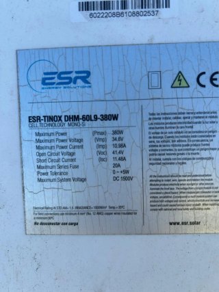 Placa Solar Fotovoltaica 300w