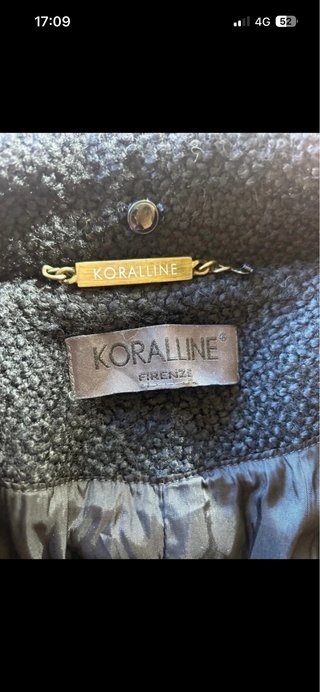 Cappotto Koralline nero