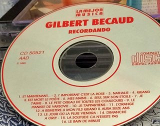 CD Gilbert Bécaud -  Et  Manteniment  y  otras mas