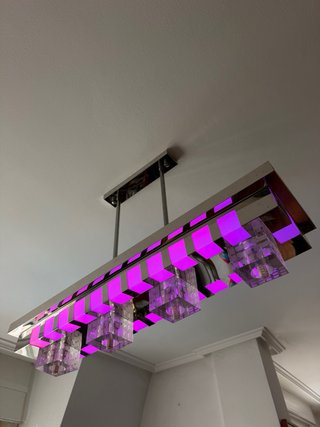 Lámpara Techo 4 Luces LED colores