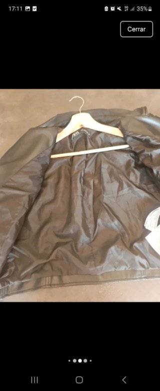 Chaqueta Biker Zara Negra