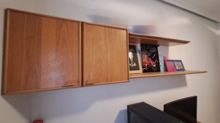 Conjunto Escritorio con Cajoneras y Baldas
