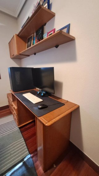 Conjunto Escritorio con Cajoneras y Baldas