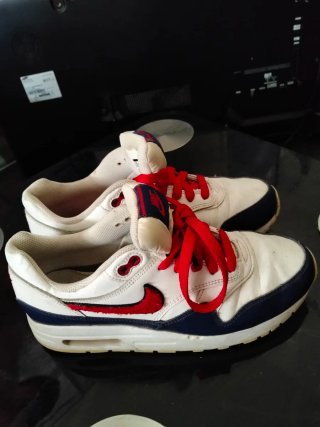 Zapatillas Nike Air Max 1 Rojas y Blancas