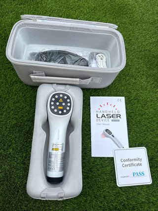 dispositivo portátil de terapia láser