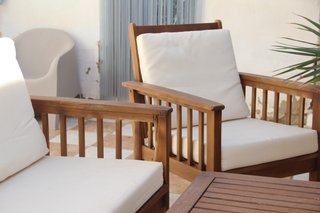 Conjunto de Cojines para Jardín Beige