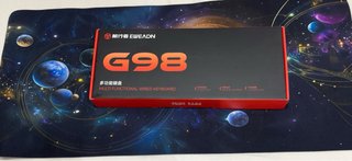 Pack Teclado EWEADN + Alfombrilla Planetas