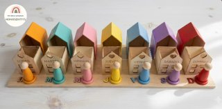 Calendario Semanal Montessori de Madera