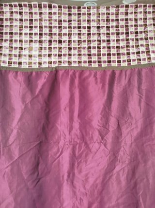 2 Cortinas Moradas